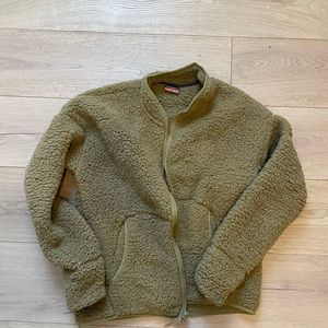 Merrell fuzzy Sherpa teddy coat